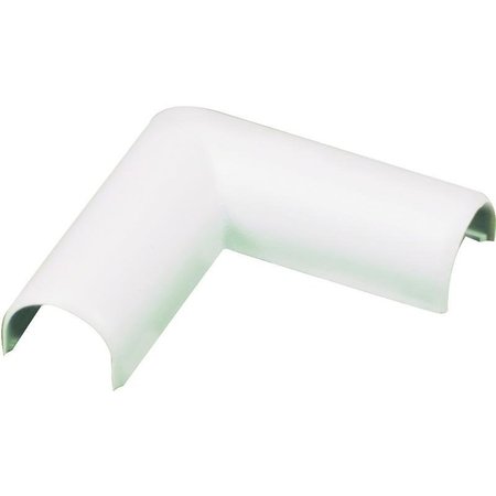 LEGRAND Wiremold Wireway Elbow, Flat, PVC, White C16